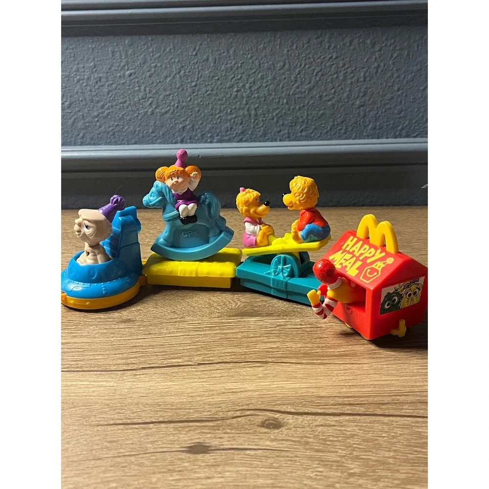 Vintage McDonalds Happy Meal Birthday Train ET CPK Berenstain Bears Ronald 1990s